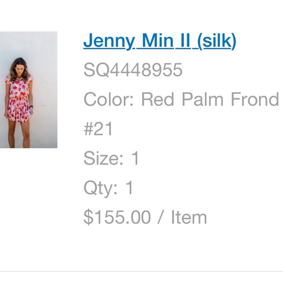NEW! Perry Walker Jenny Mini II Silk Palm Frond - Picture 10 of 10